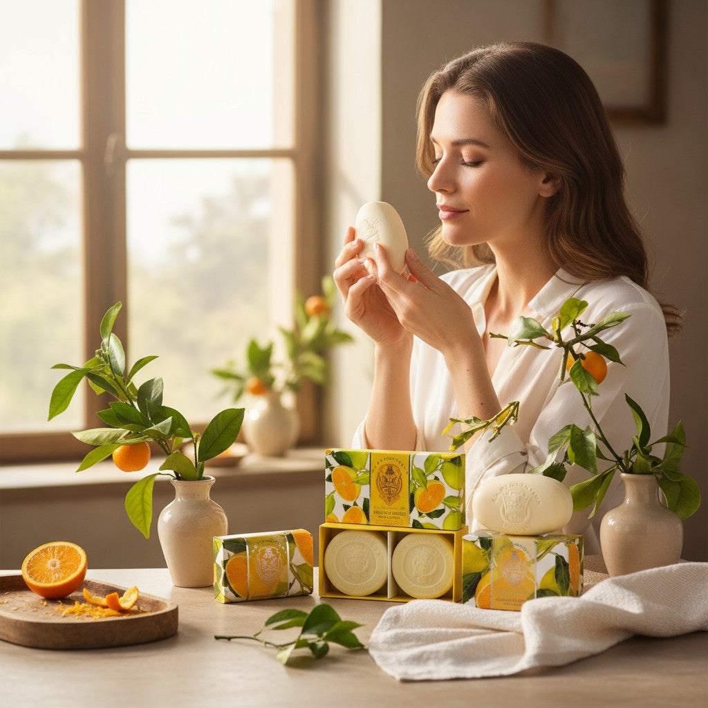 La Florentina Sabone em Barras Boboli Citrus Caixa com 2