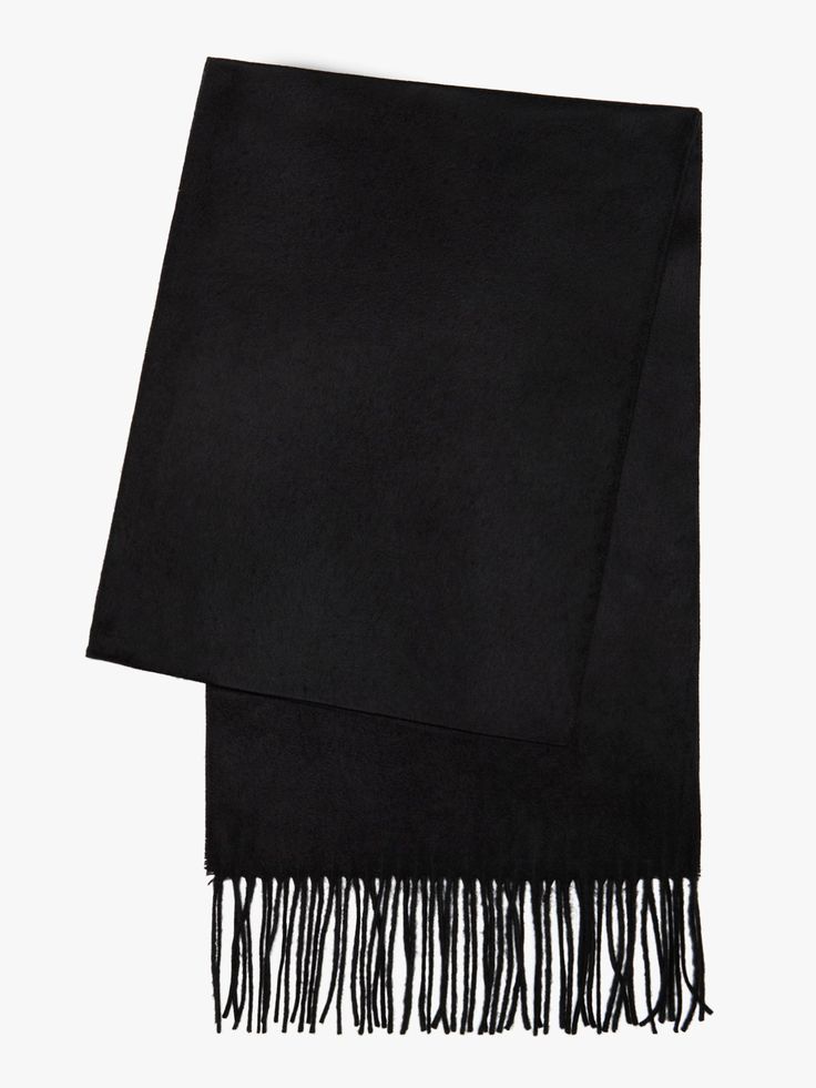 Echarpe Tipo Pashimina Preta